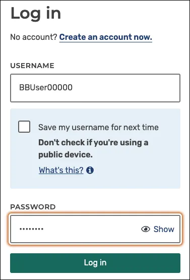 Medicare login window